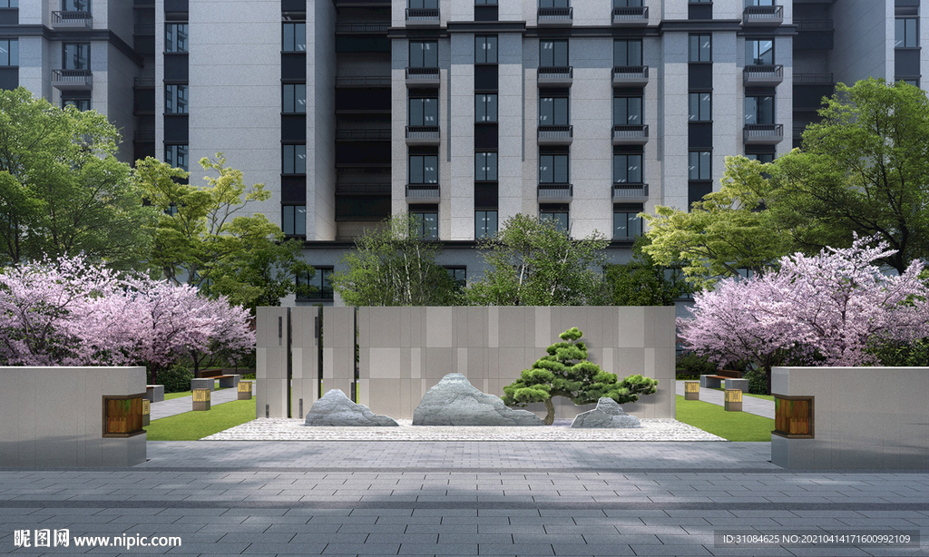 住宅效果图小区效果图景观效果图