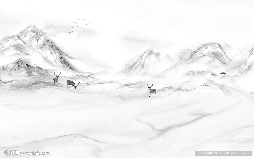 石纹新简约爵士白画 tif分层