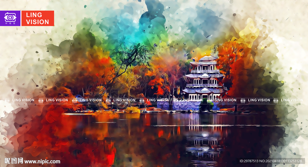 桂林漓江逍遥湖