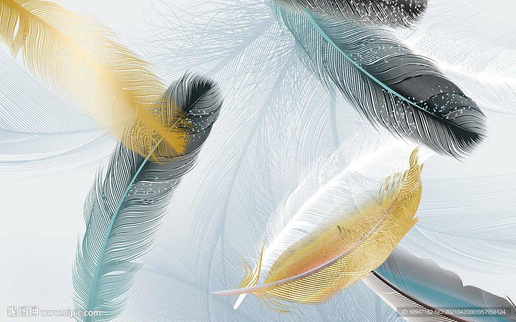 欧式简约大气新画 TIF分层