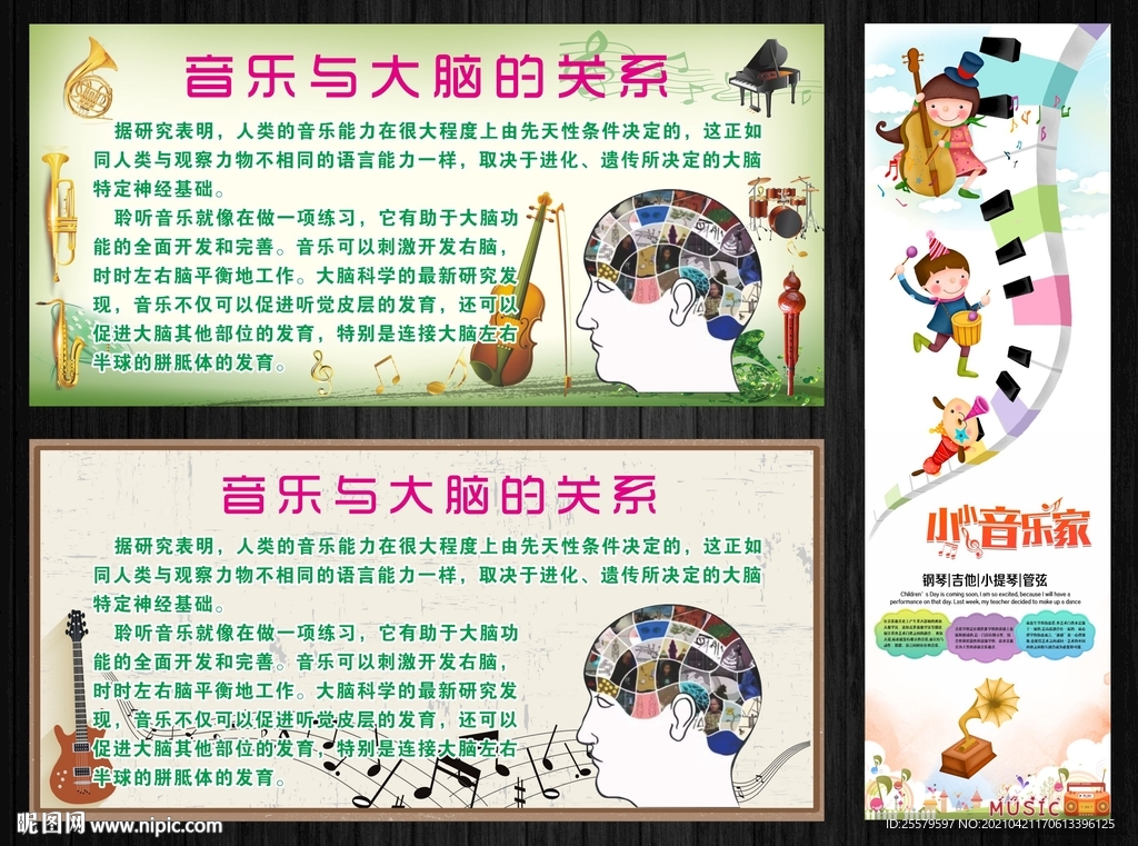 头脑与音乐间的关系海报