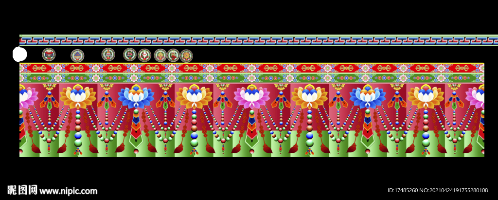 藏式花纹  藏式花边