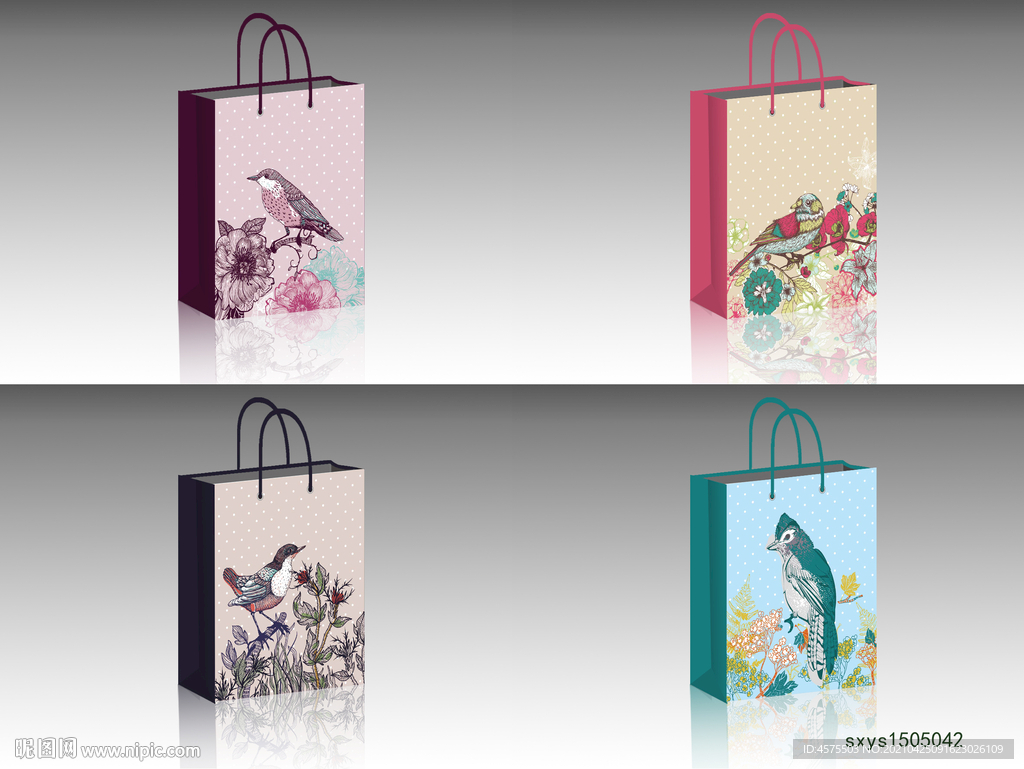 手提袋设计展开图
