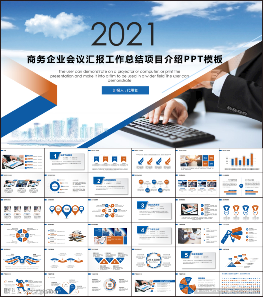 商务会议汇报项目介绍PPT