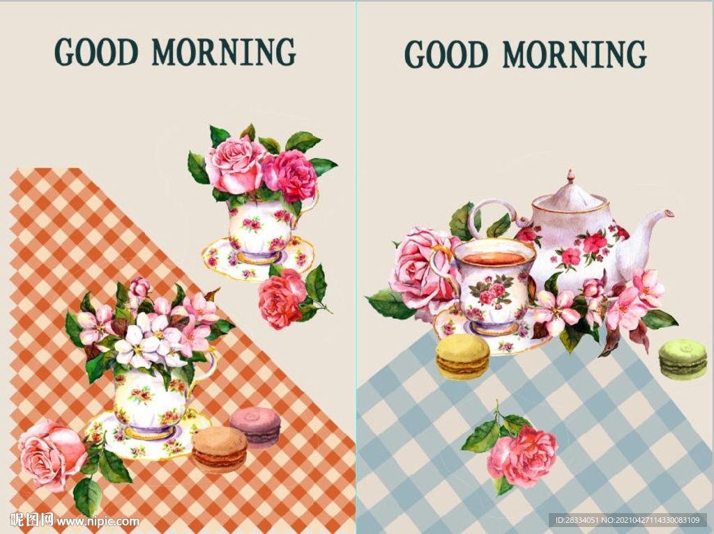 北欧风鲜花欧式餐具餐厅装饰画