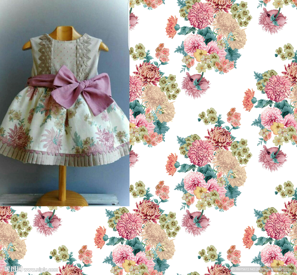 欧美大牌服装印花图案 童装数码