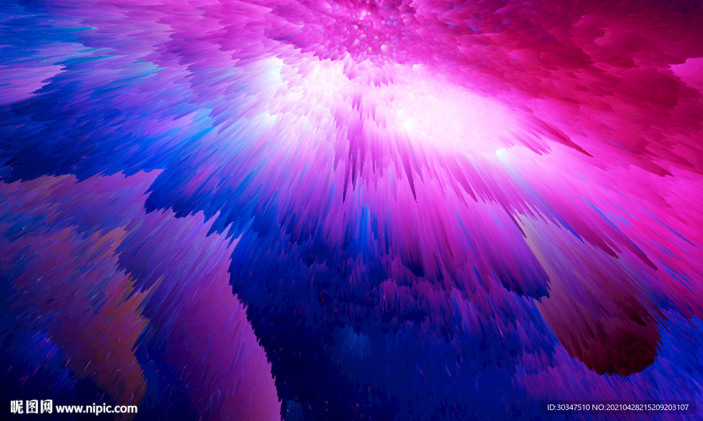 唯美星空极光时尚创意海报封面