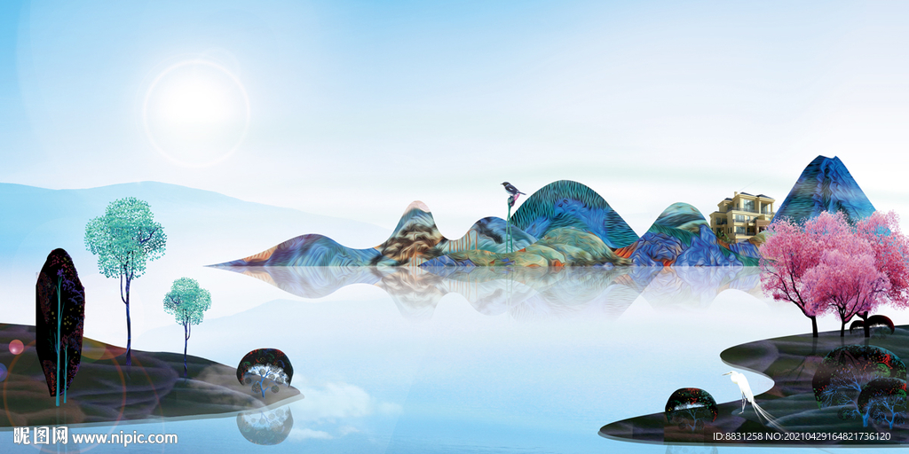 高端地产广告 浅色地产海报