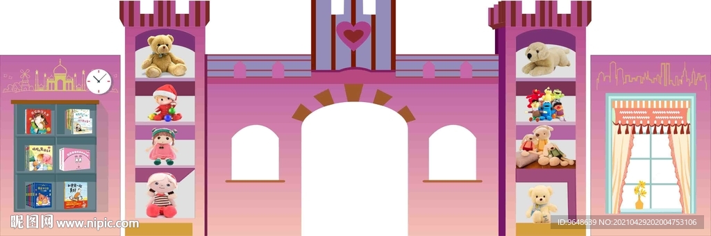 幼儿园房子道具