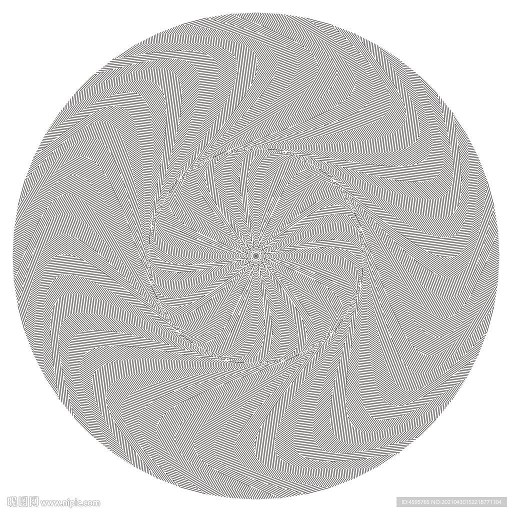 旋转折光纹　防伪底纹