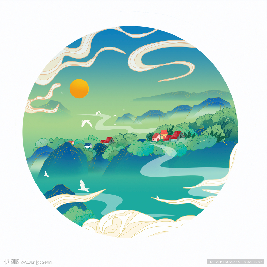 温州南麂岛插画