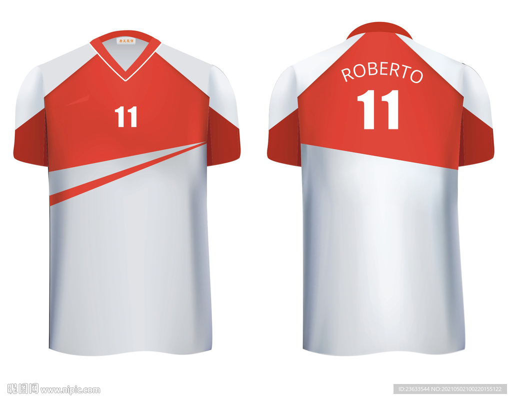 足球服样机图片