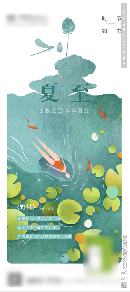 二十四节气 夏至24节气海报