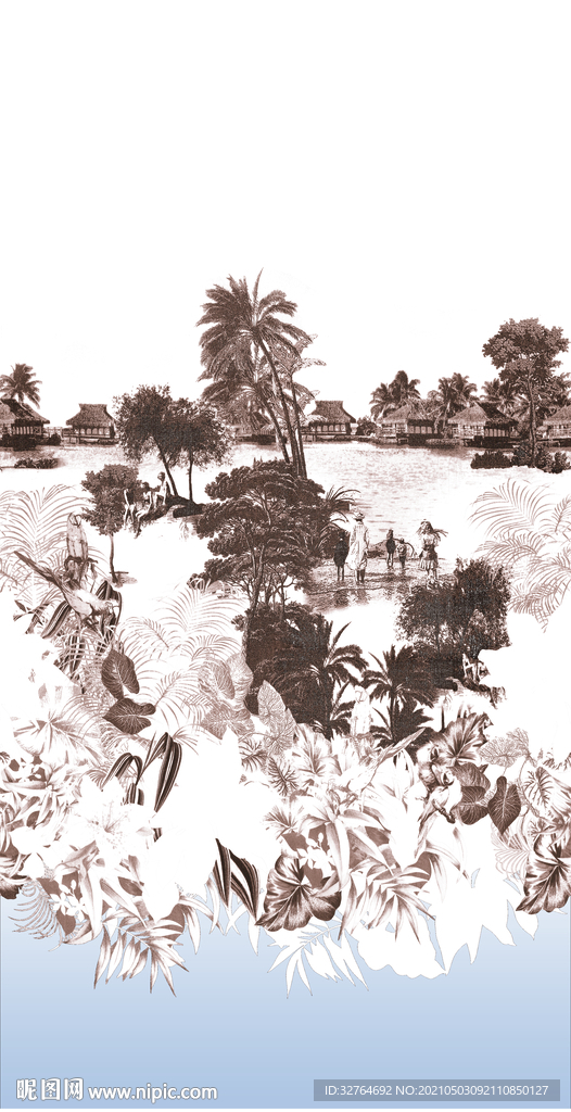 数码印花 大牌花型