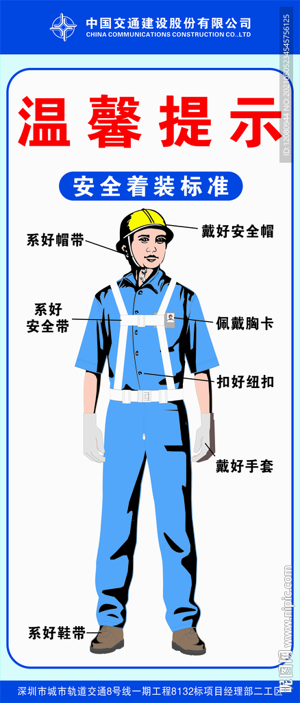 工地安全着装标准