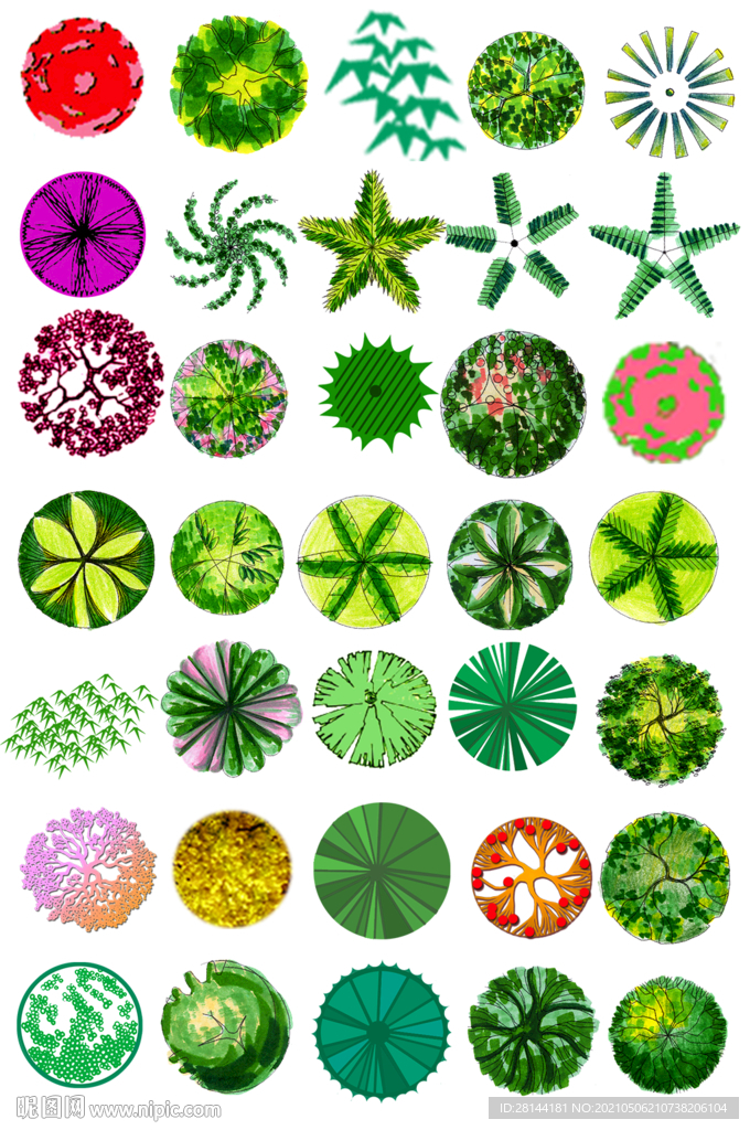 植物平面素材PSD