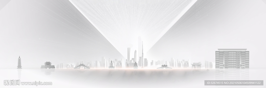 地产主画面背景 psd分层  