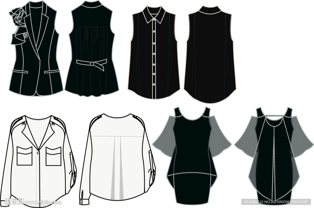 时装效果图电子稿集合