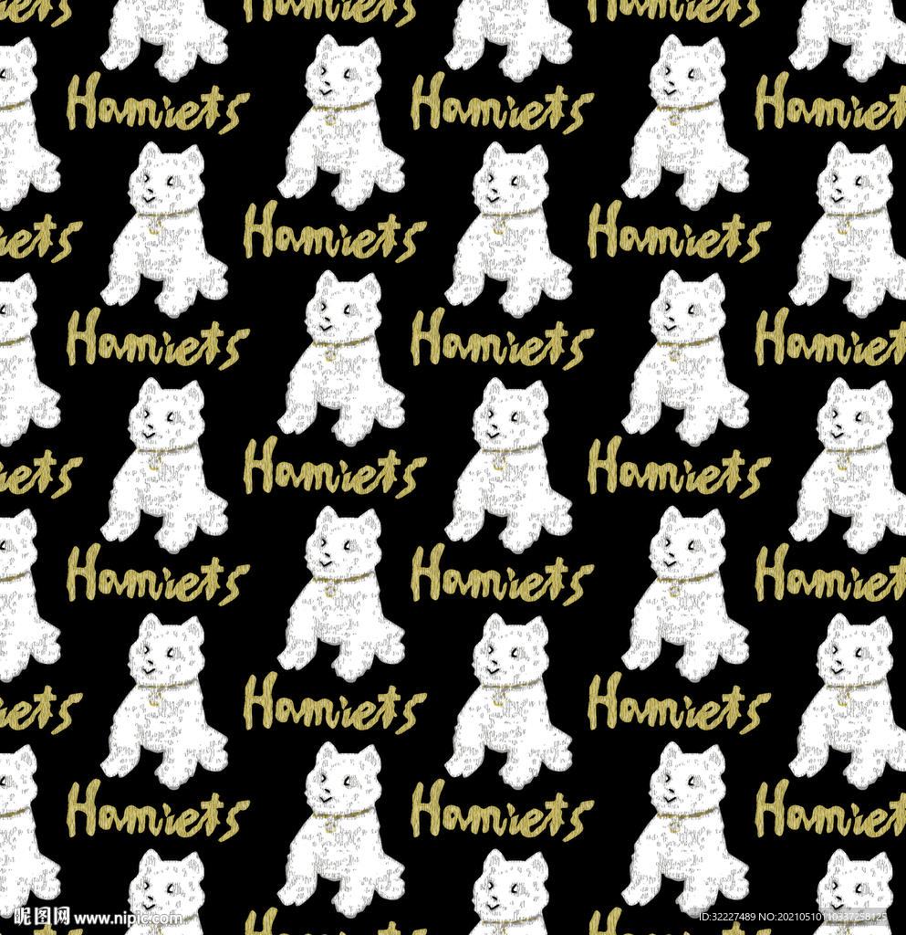 卡通 狗 熊  字母 大牌