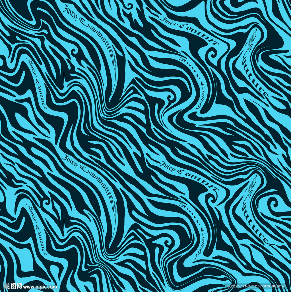 斑马纹 几何 字母