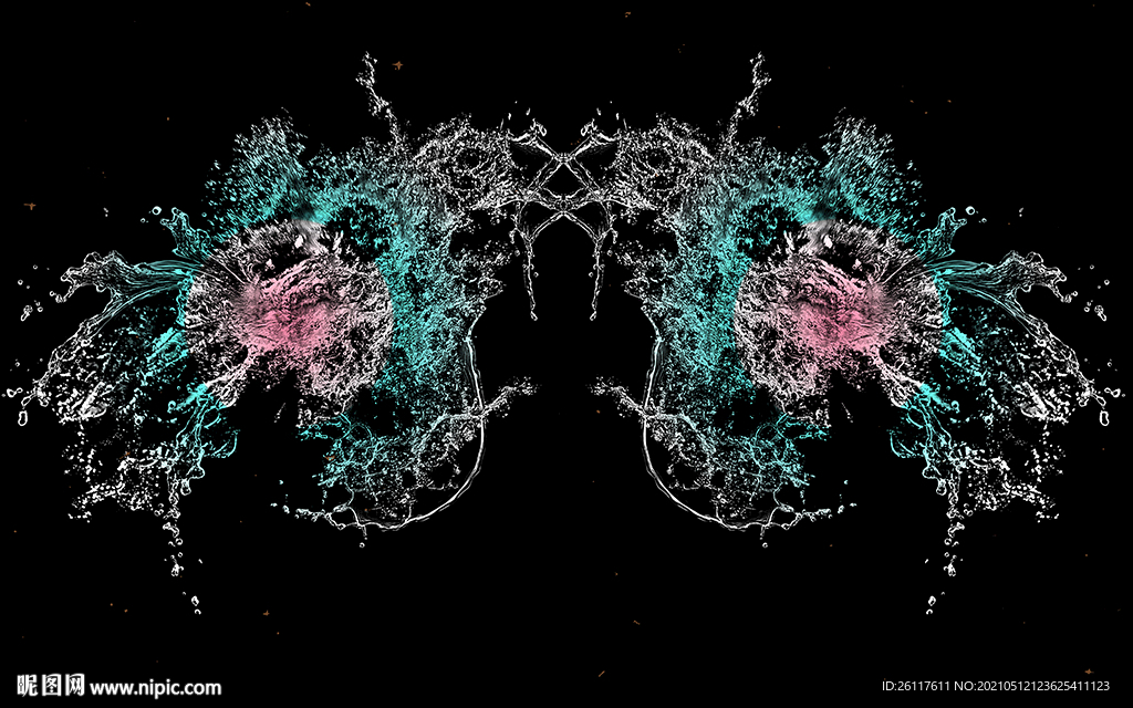 梦幻水纹电视背景墙