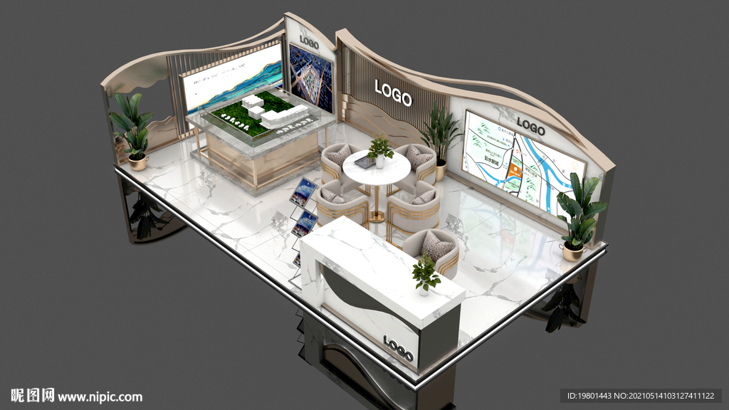 商场地产展位设计