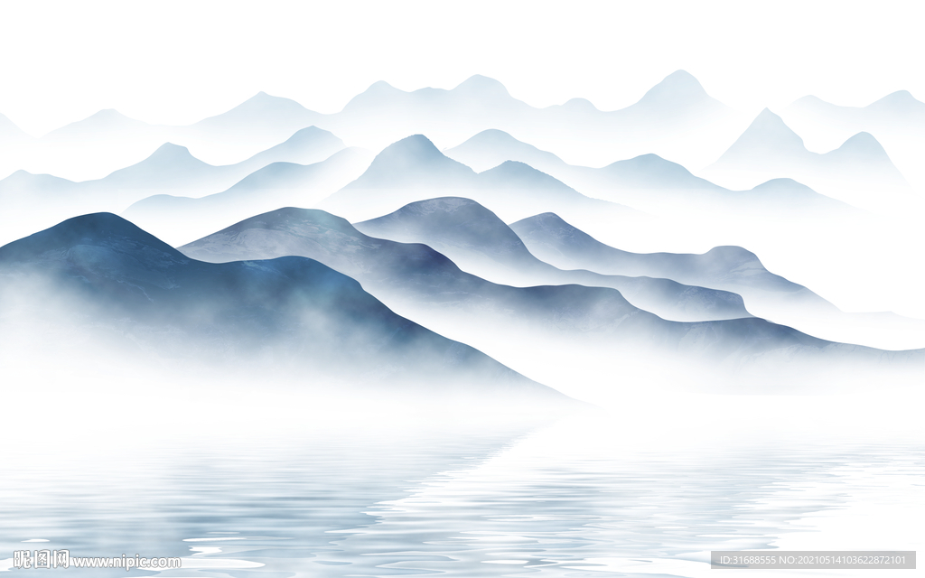 新中式水墨山水