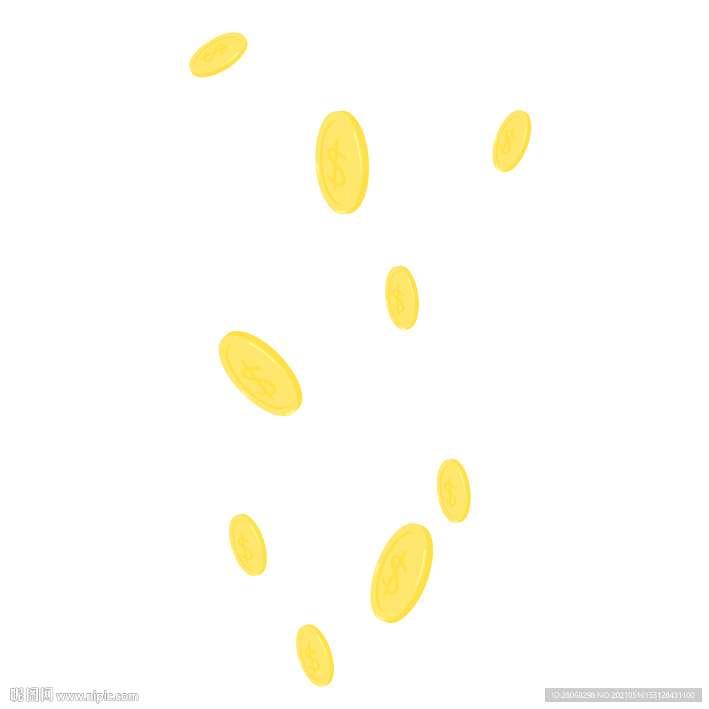 618金币装饰钱币元素