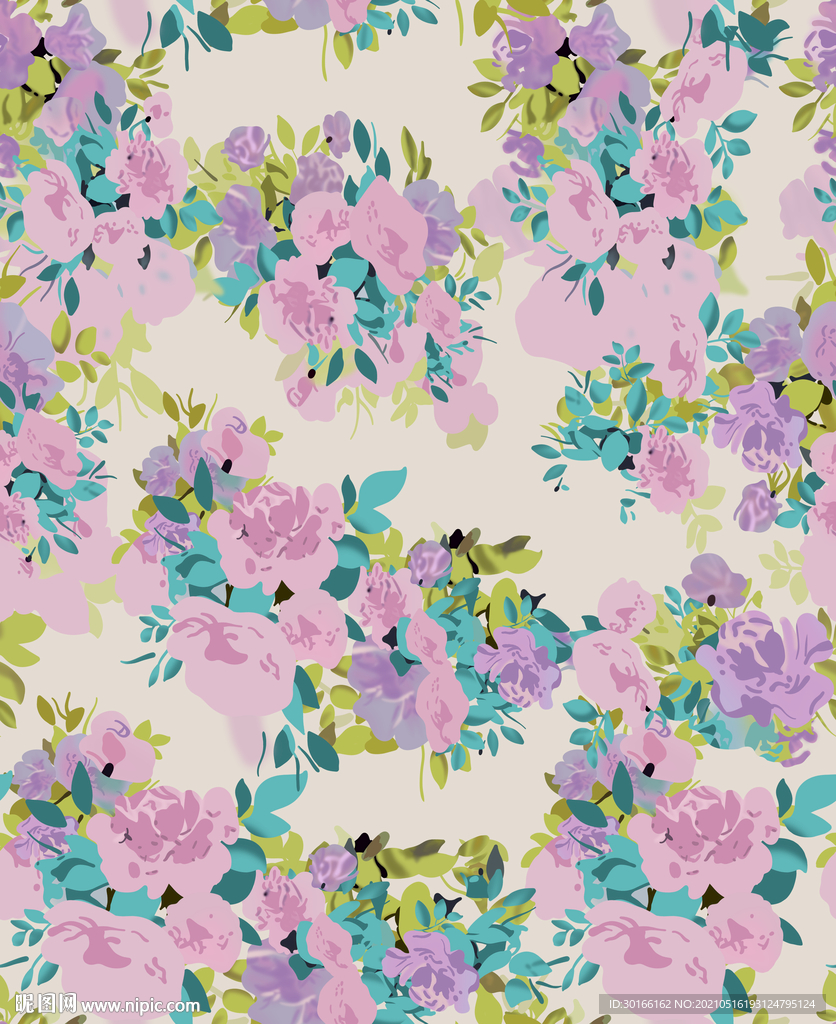 大牌 女装  手绘花