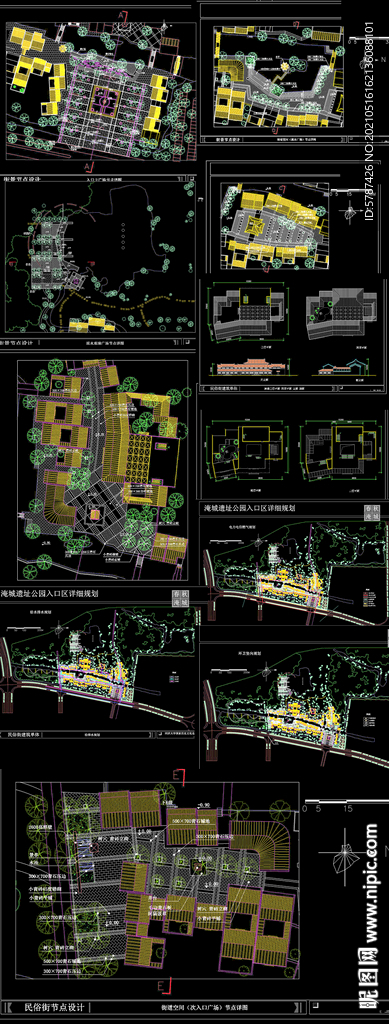 民俗公园建筑图纸