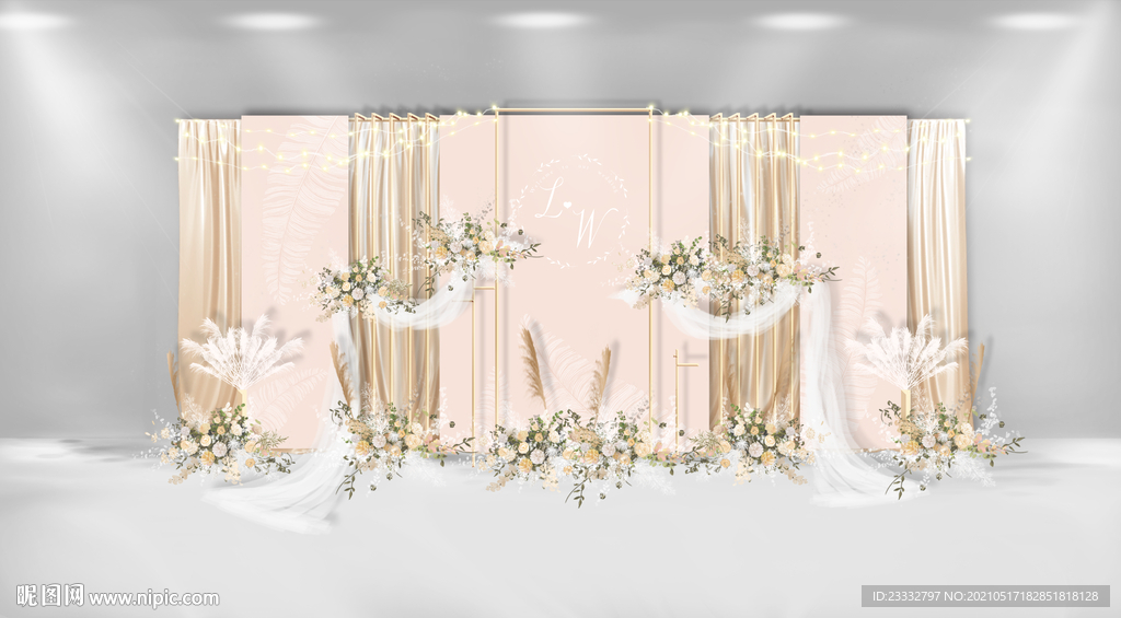 香槟金婚礼留影区