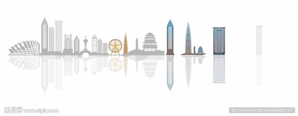 地产 海报 城市剪影 都市剪影