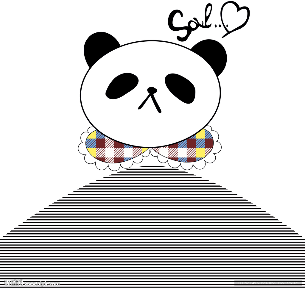 大牌卡通裁片定位熊