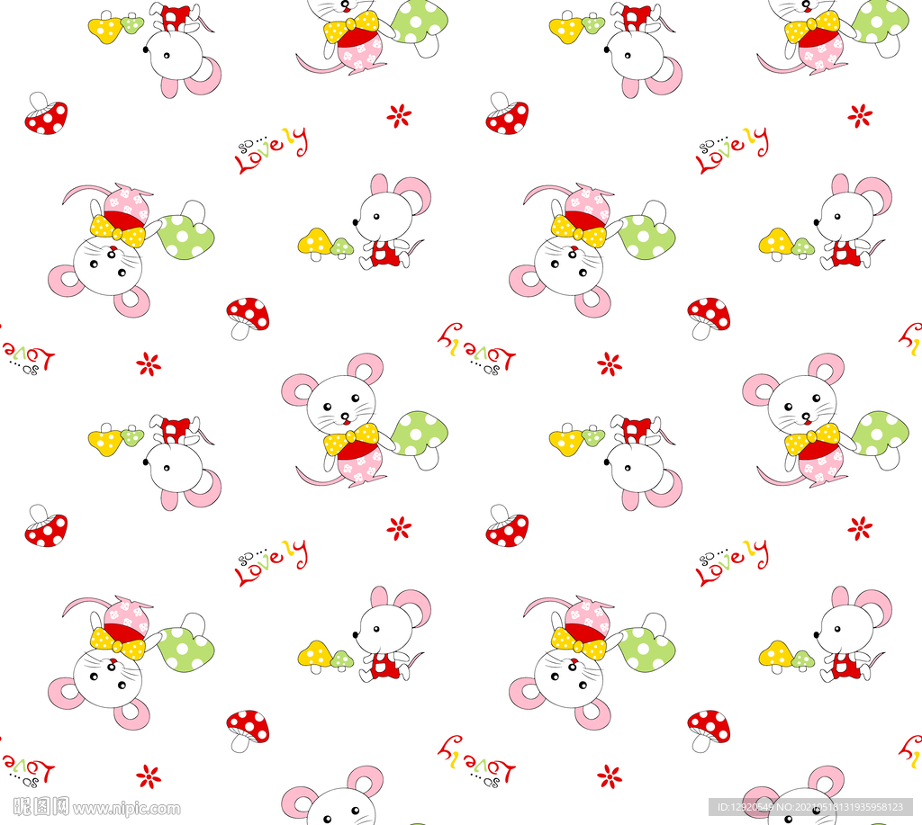 大牌卡通老鼠蘑菇