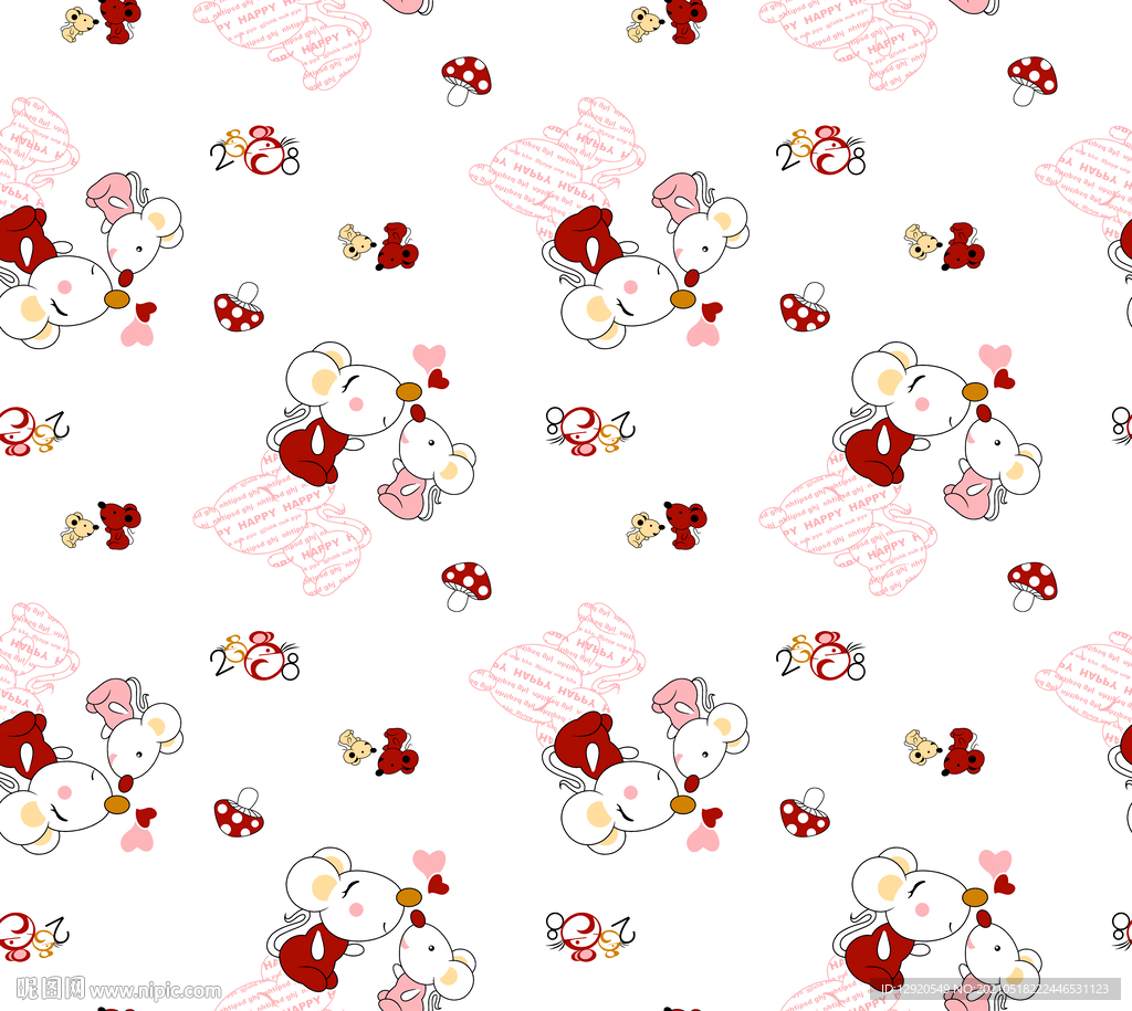 大牌童装卡通老鼠字母