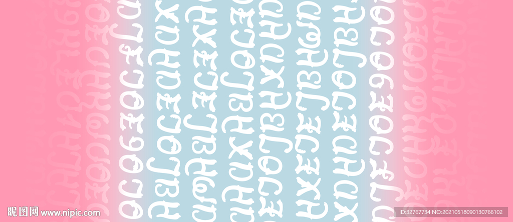 定位 字母 服装 渐变 过渡