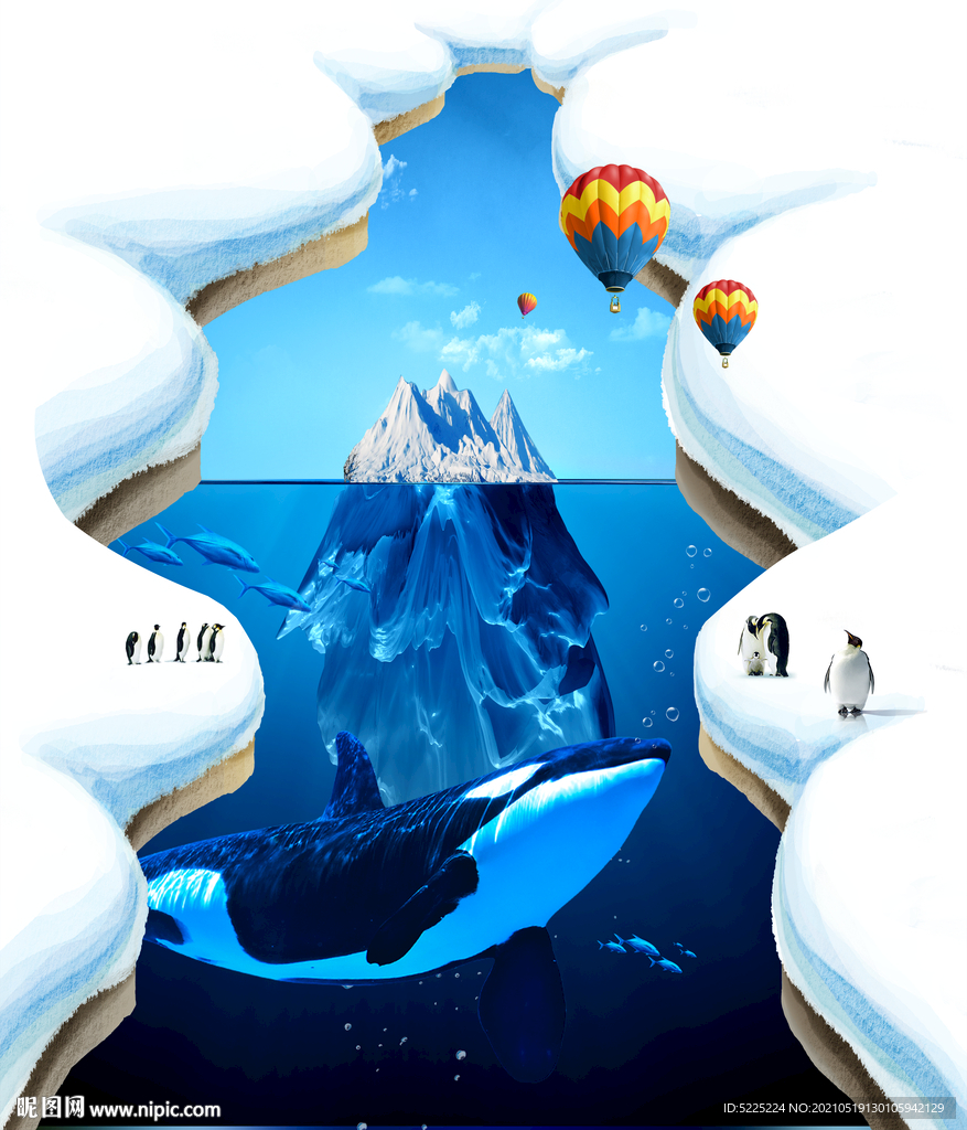 3D地画冰川时代