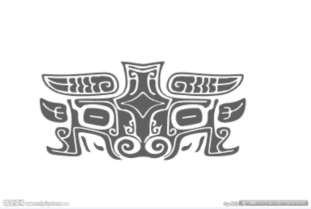 兽纹 宝鼎纹路 传统纹路 