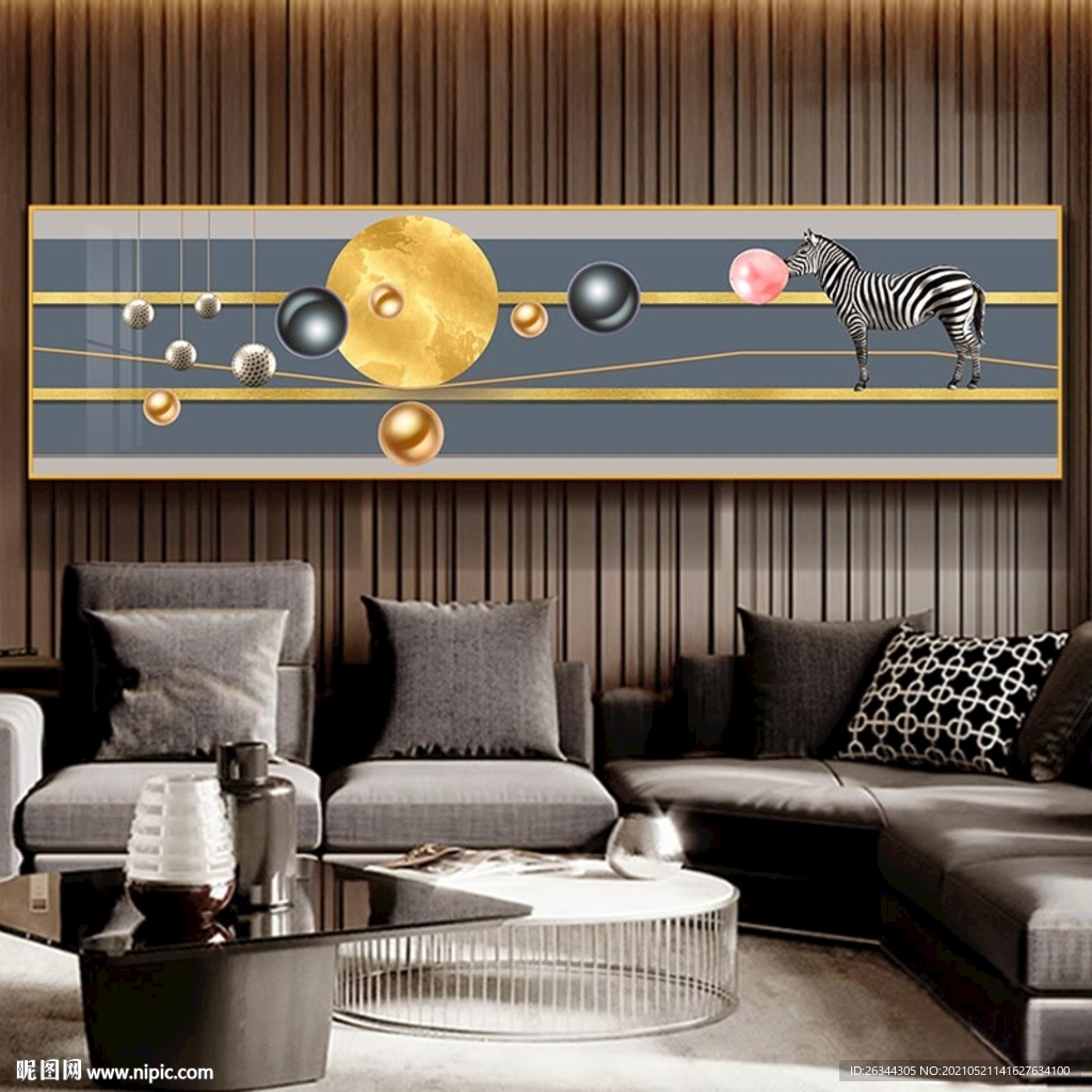 创意立体球装饰画