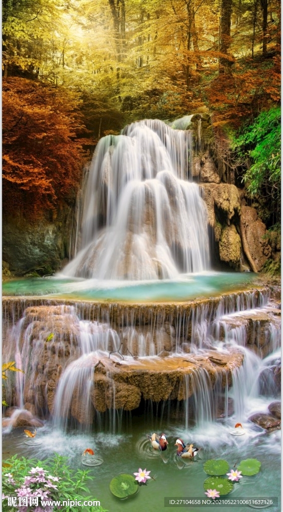 流水生财风景玄关