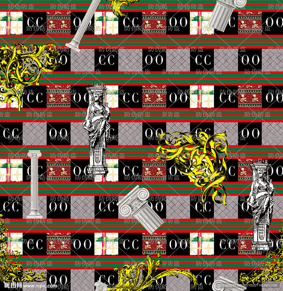 潮牌男装 高清分层 无缝衔接