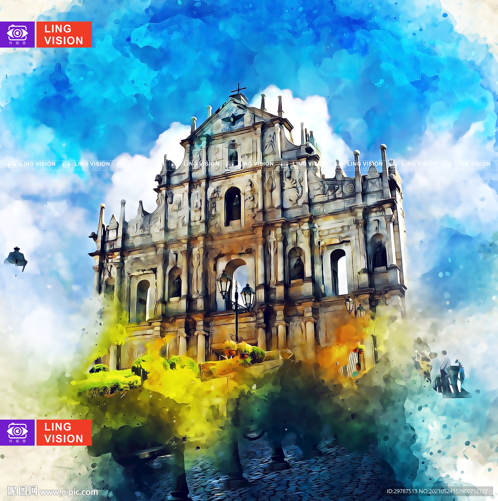 澳门大三巴牌坊