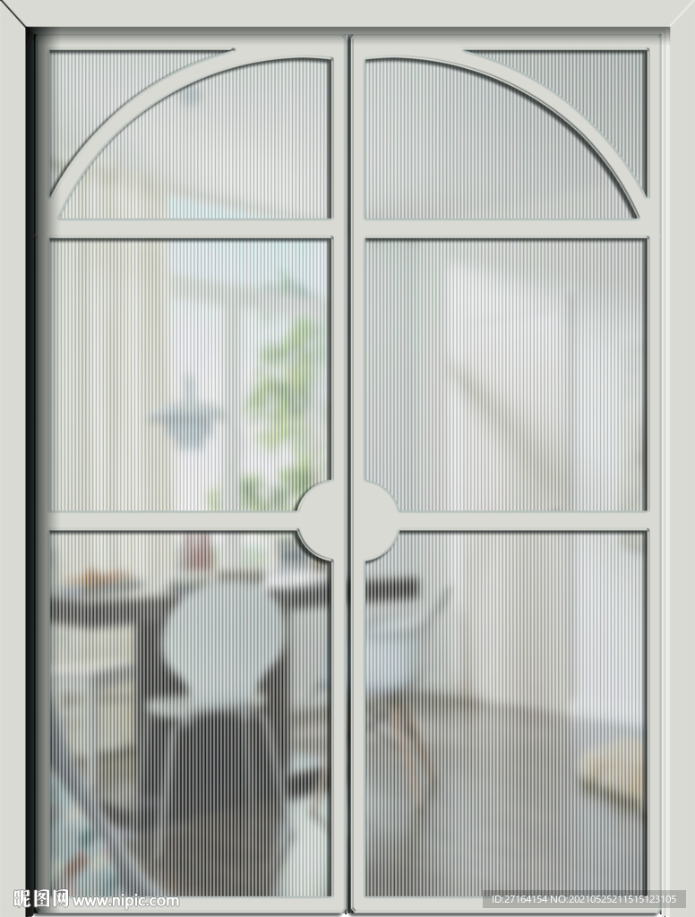 长虹玻璃双开门