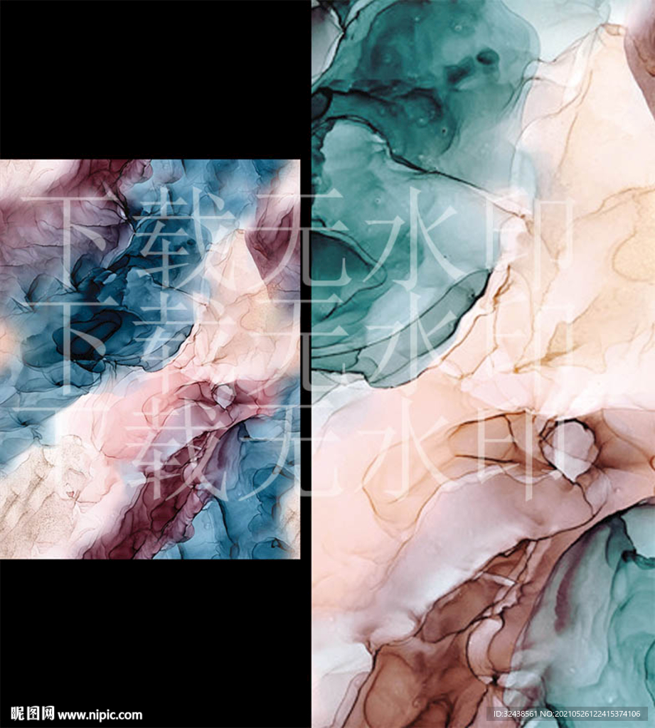 扎染  抽象  水波纹  大牌