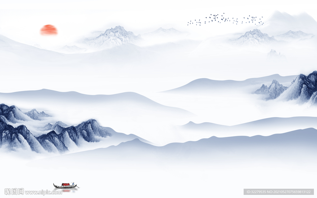 高清 风景最新山水 TIF分层