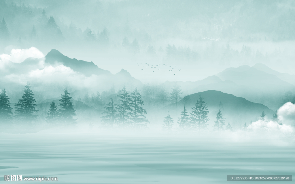 人气风景最新山水 TIF分层