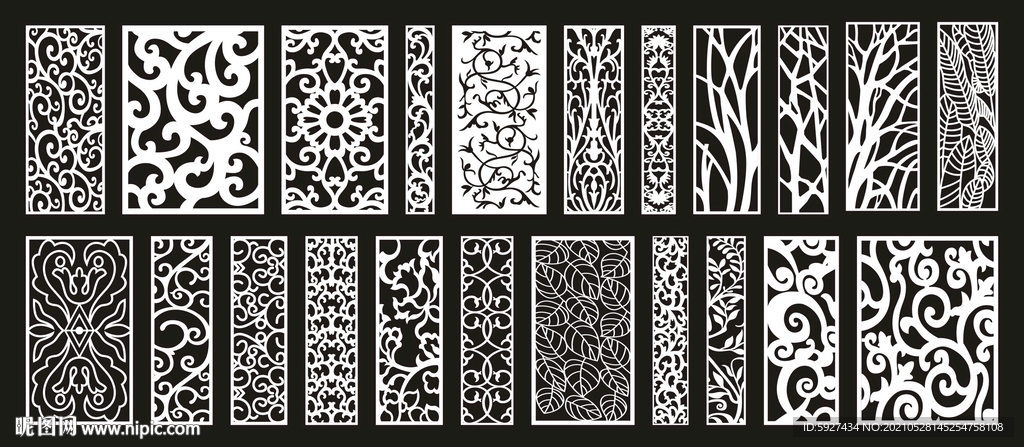 欧式镂空隔断雕花