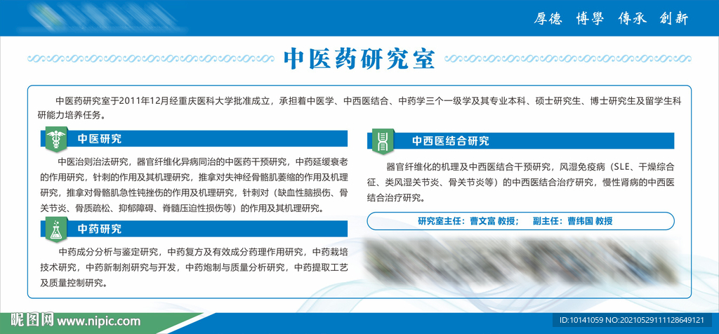 中医药学院展板