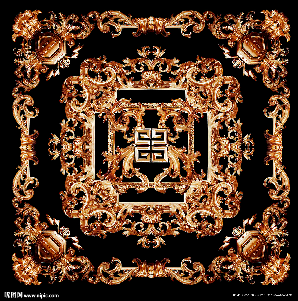 大牌 方巾 数码印花 围巾 