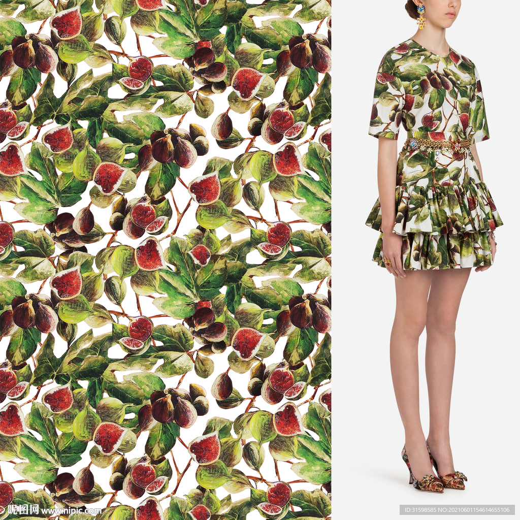 大牌女装 水果 花